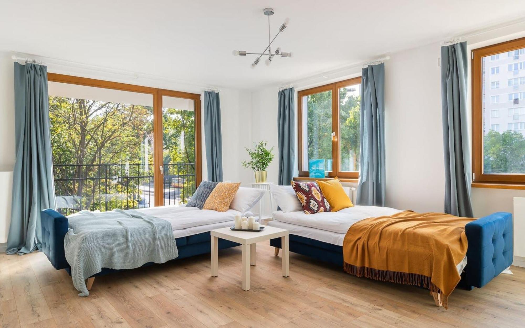 Pulawska 221 - Colorful Apartment With Balcony By Noclegi Renters Warschau Exterior foto